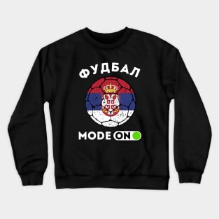 Serbia Football Funny Crewneck Sweatshirt